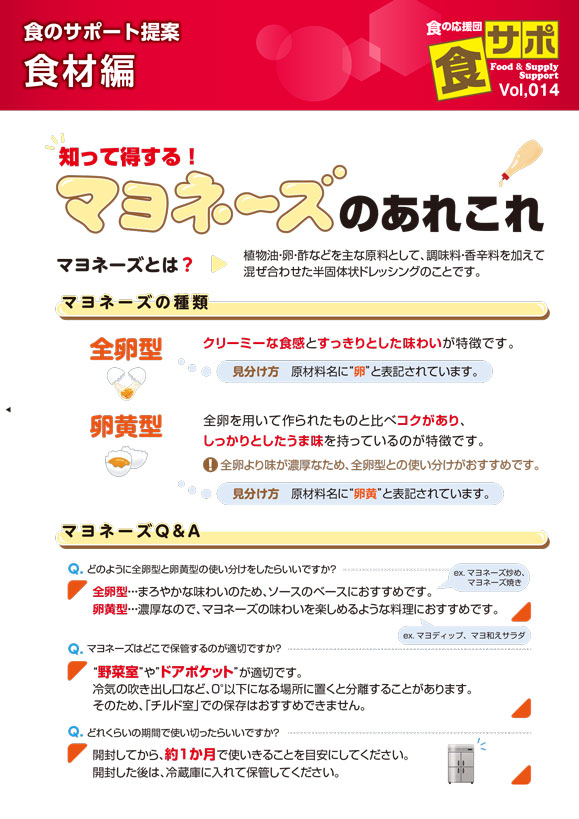 知って得する！マヨネーズのあれこれ | 株式会社スズカ未来